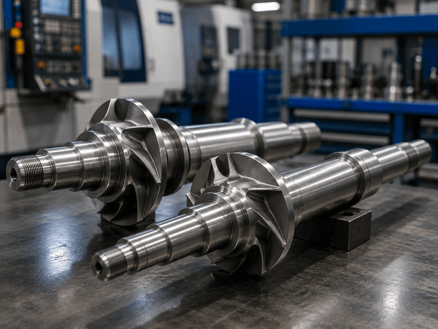 Titanium Impeller Shafts